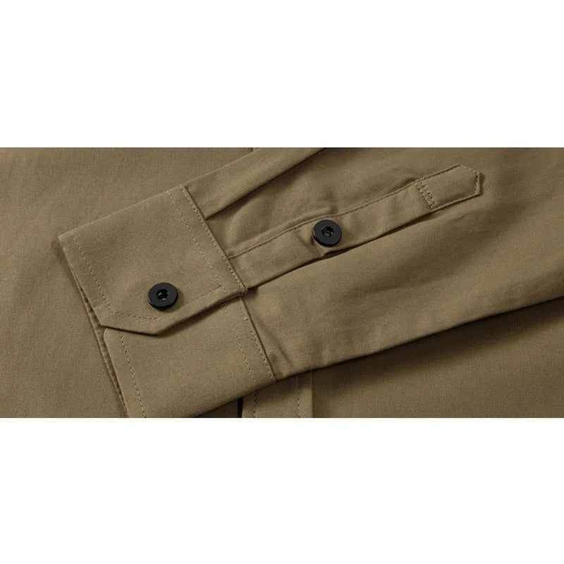 Smart Casual Cotton Shirt Men