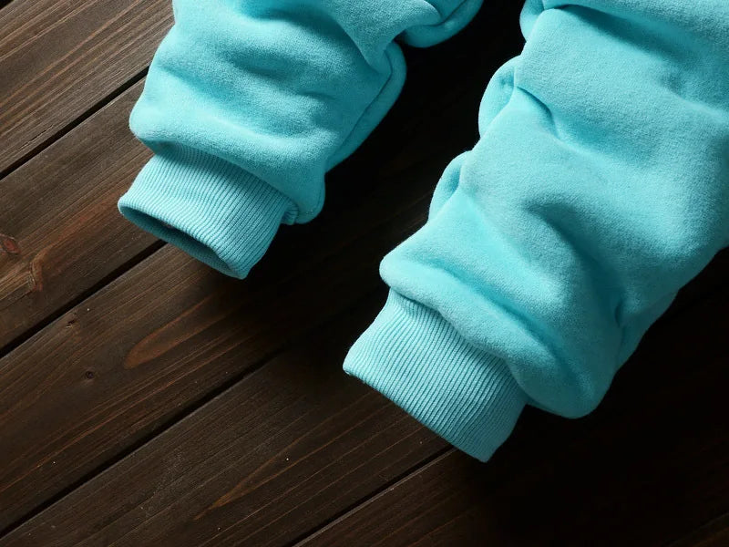 Fleece Hooded Baby Outfit Set