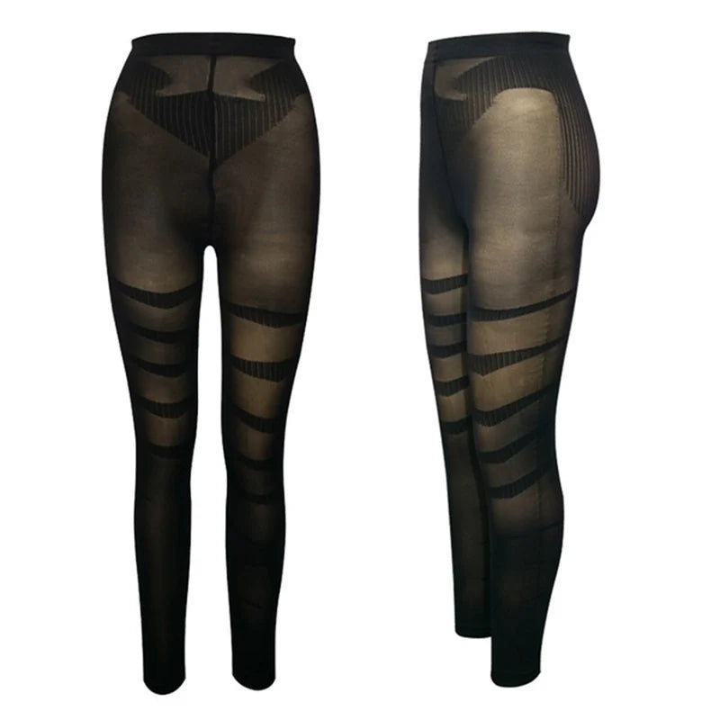 High Waist Leggings Women Sculpting Sleep Leg Legging Tummy Control Skinny Panties Slimming  Leggings Thigh Slimmer Pants