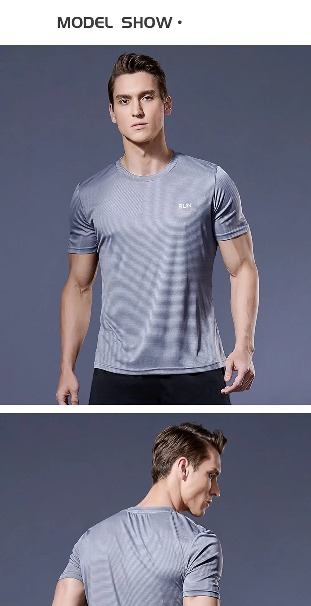 Men's Fitness Gym T Shirts 2020 Shirt Homme Running Men Designer Quick Dry T-Shirts Running Slim Fit Tops Tees Sport Muscle Tee
