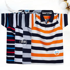Contrast Stripe Summer Polo Shirt
