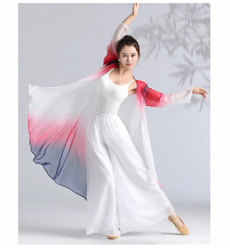 Classical Gradient Chiffon Dance Dress