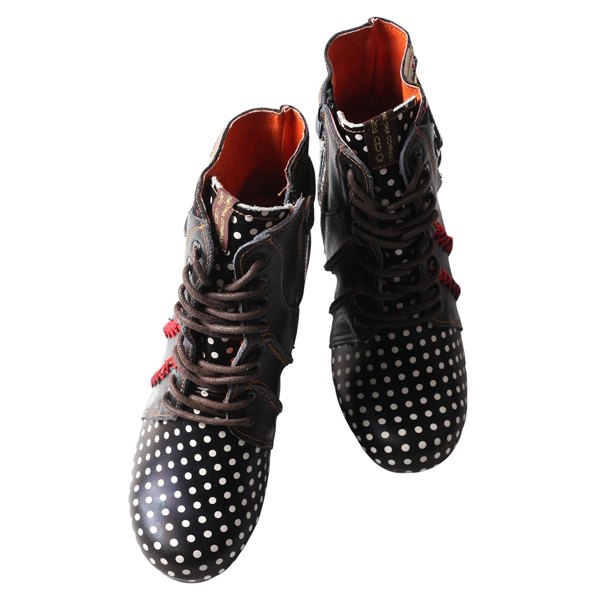 Women Leather High Heel Shoes