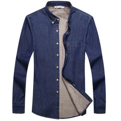 Thick Cashmere Warm Casual Shirt