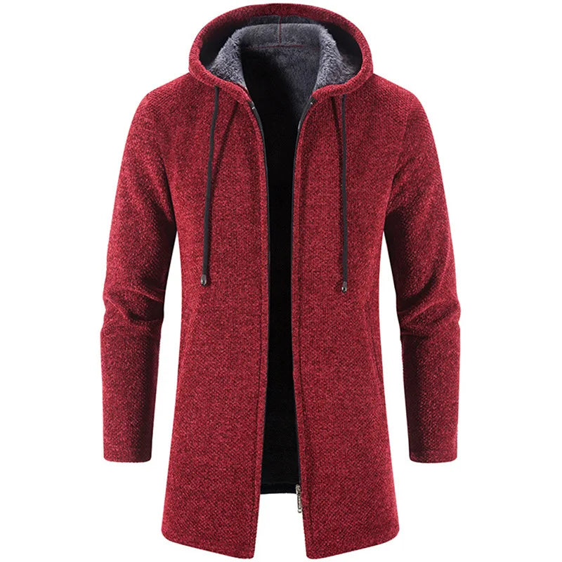 Hooded Casual Fleece Parka