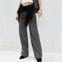 High Waist Plus Size Denim Jeans