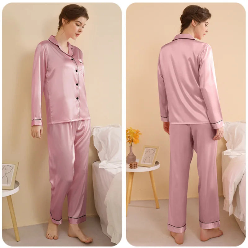 Silky Satin Plus Size Pajamas
