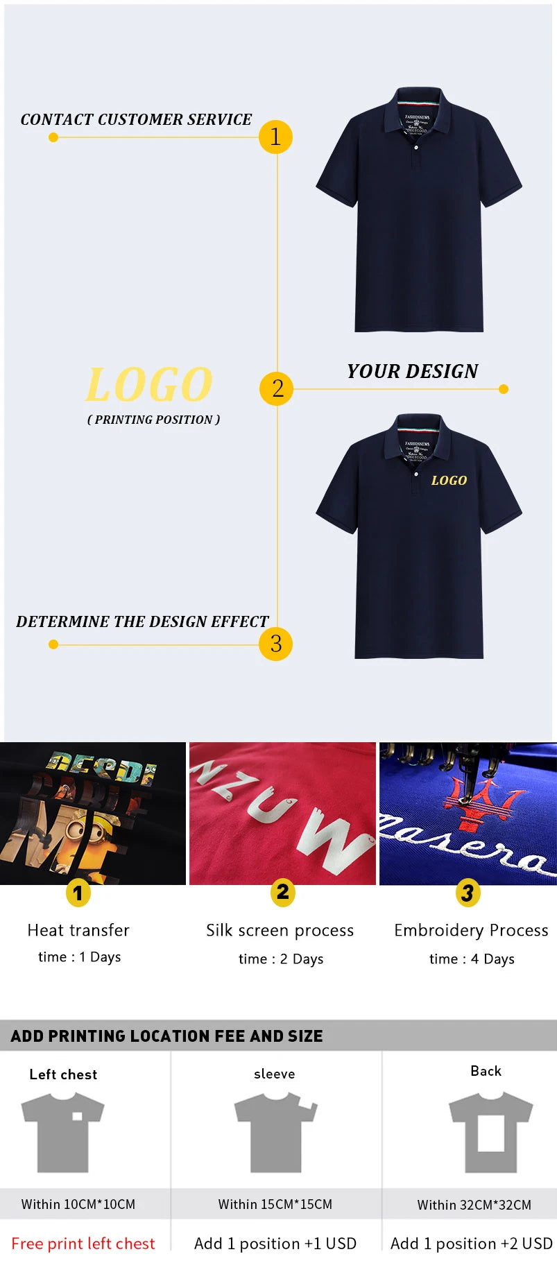Polo Shirts Custom Logo Printing/embroidery 100% Polyester Breathable Male Polo Employee Polo Shirt Uniform Top Shirts For Men