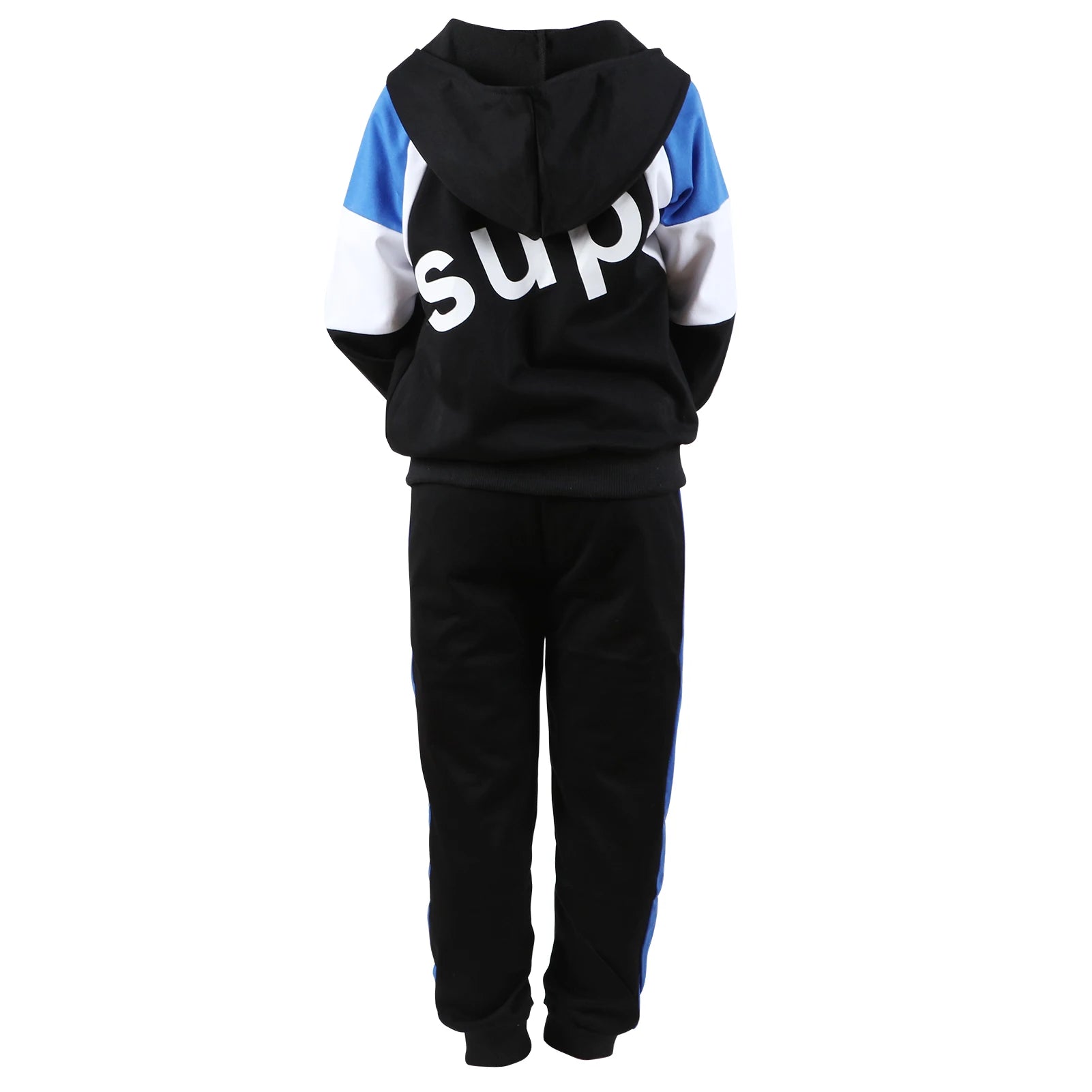 Kids Tracksuits,Teen Boys School Sweatsuits,Fashion Cotton Hooded Tops + Pants Set,Soft Children's Long Sleeve Sportswear