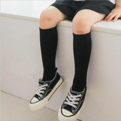 Kids Knee High Cotton Socks