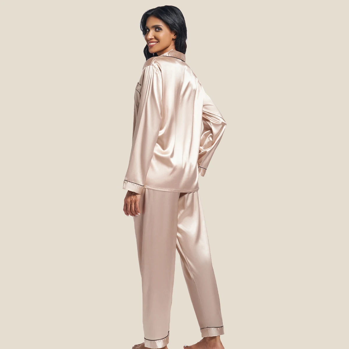 Silky Satin Plus Size Pajamas