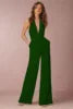 Chic Backless Solid Sleeveless Jumpsuit