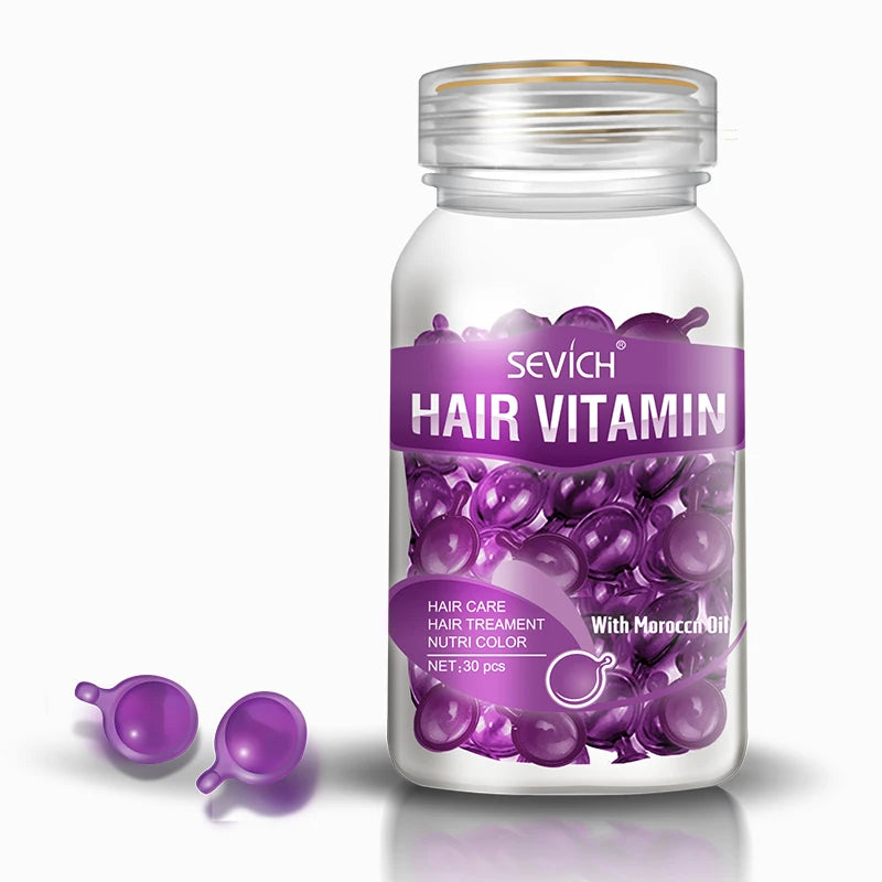 Keratin Vitamin Hair Oil Capsules