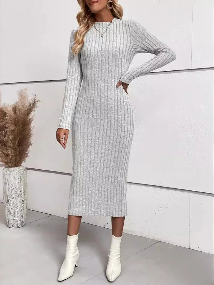 Winter Elegance Slim Fit Dress