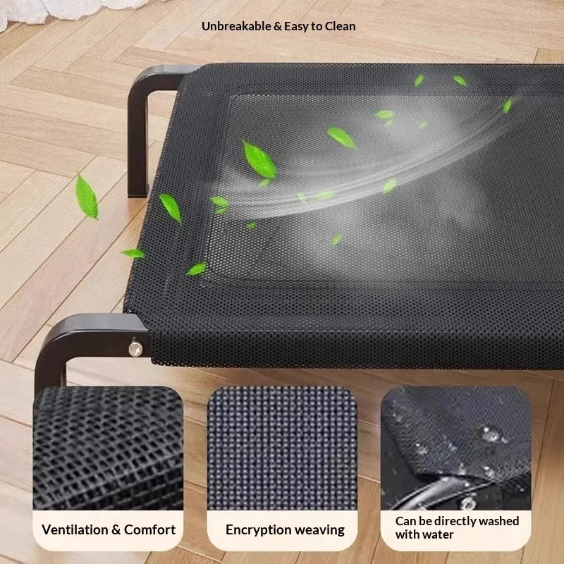 Elevated Dog Bed All Season Outdoor Indoor Waterproof Chew Proof Raised Pet Cot Large Small Dogs Dog Beds Pet Accessories