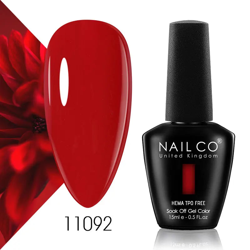 NAILCO 15ml Nail Gel Polish Semi Permanent UV Varnish Nails Art Gel Vernis Manicure TOP BASE Nails Products Supplies Equipment