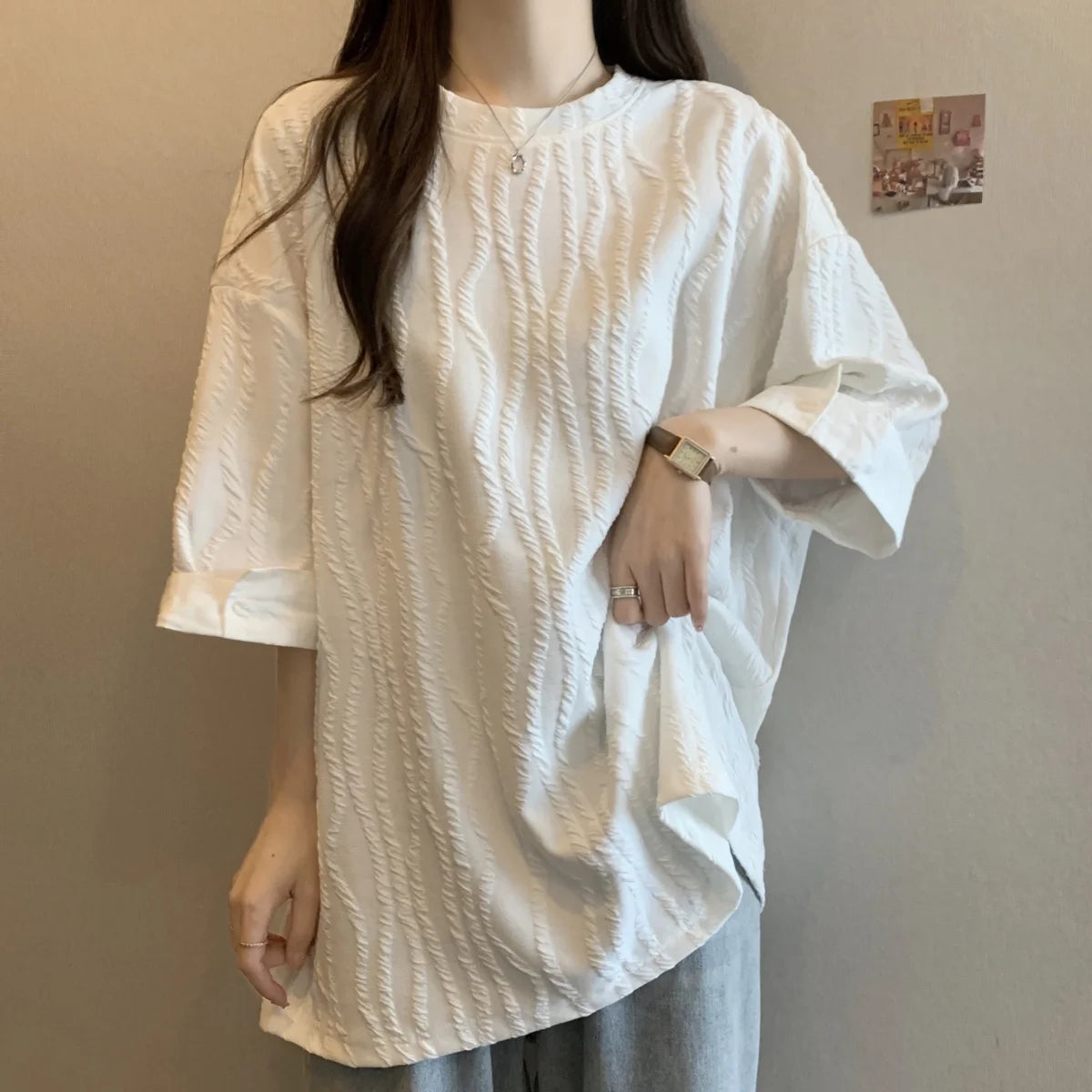 Loose Korean Casual Tee Women