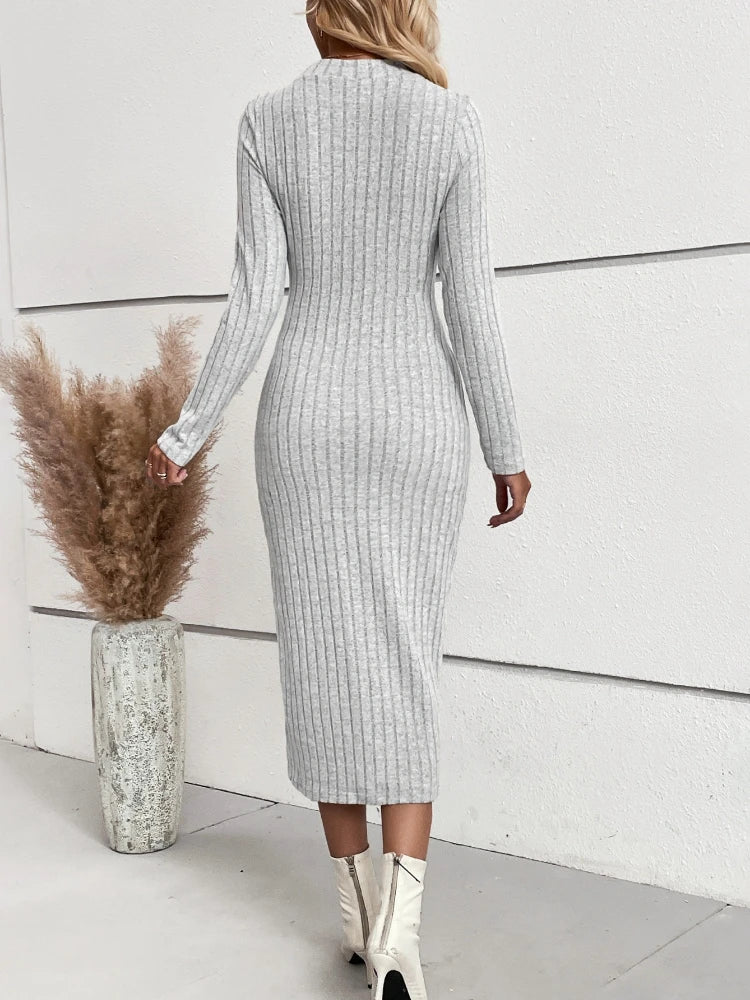Winter Elegance Slim Fit Dress