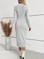 Winter Elegance Slim Fit Dress