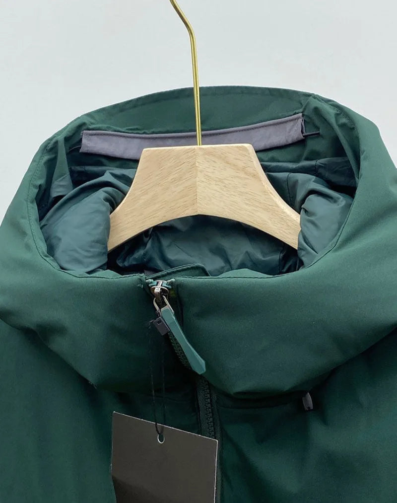 Color Blocked Outdoor Down Jacket