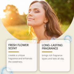 Coconut Vanilla Romantic Body Mist - Fresh Elegant Scent, Long-Lasting Natural Fragrance, Portable Daily Niche Perfume