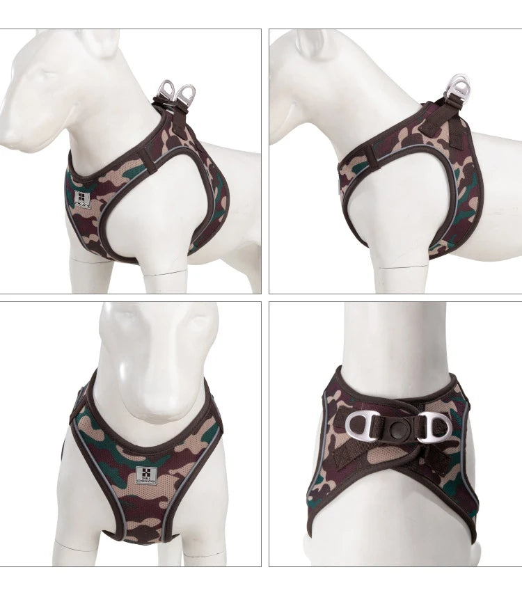 Reflective Outdoor Walking Harness Set