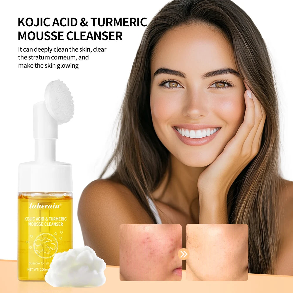 Turmeric Kojic Acid Cleansing Mousse