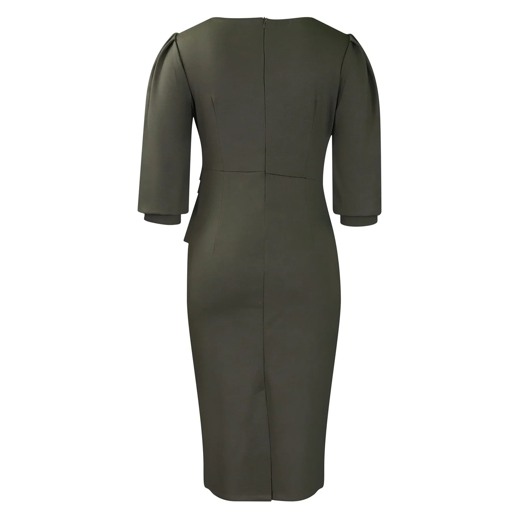 Sheath Half Sleeve Office Dress