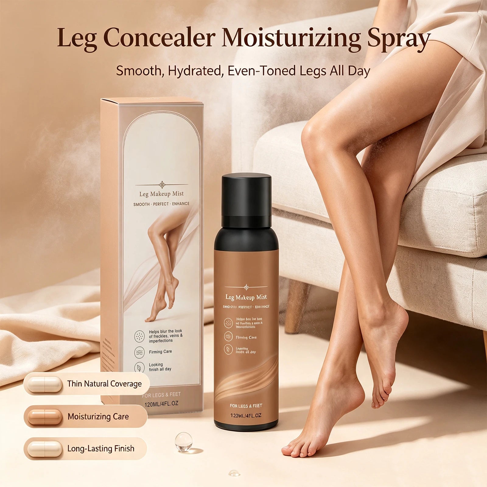 Waterproof Leg Flaw Cover Spray