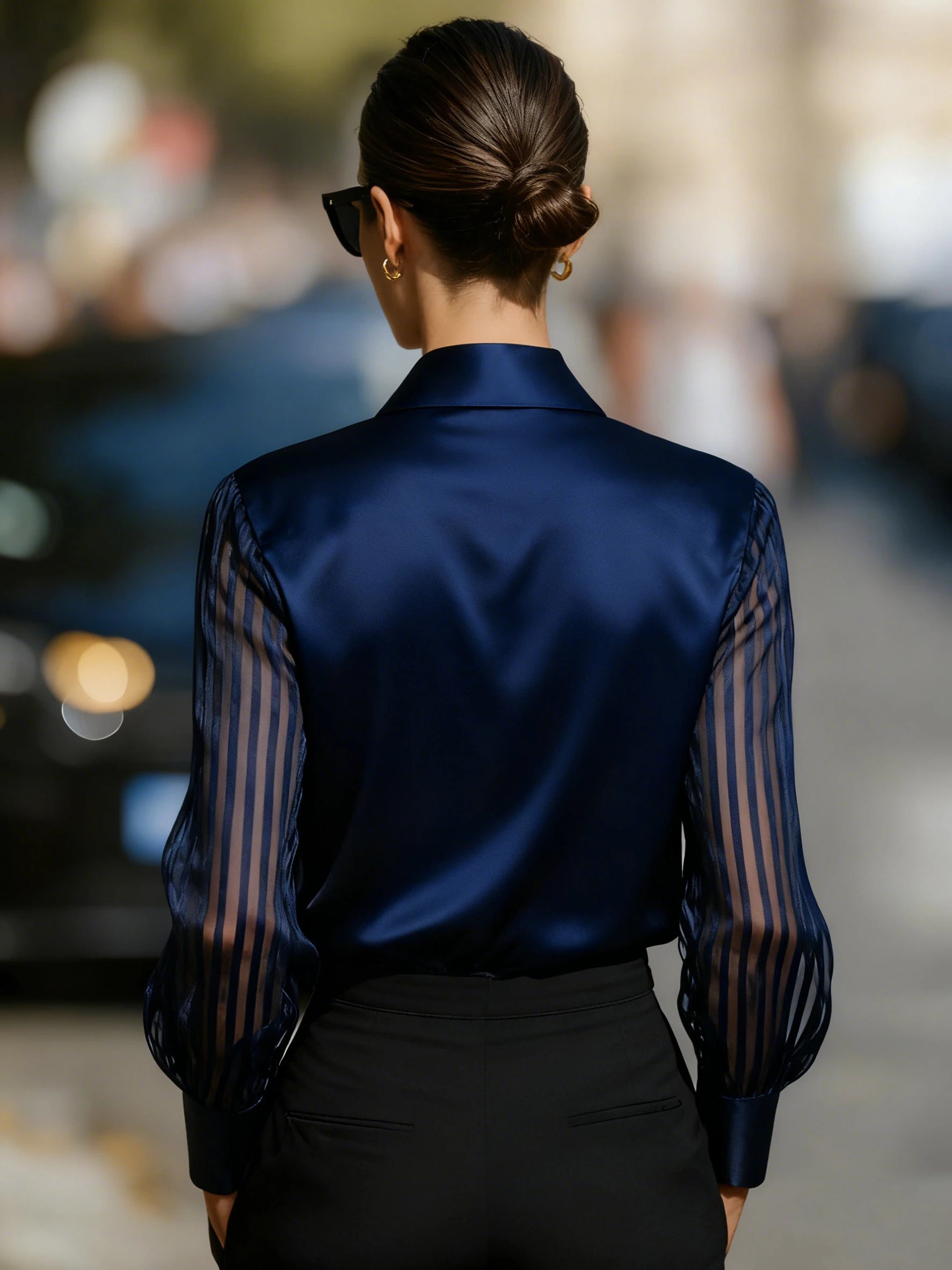 Women Shirt Blouse 2026 Fashion Long Sleeve Turn Down Collar White Black Shirt Blouse Women Tops Blouses Blusas Para Mujer Q6246
