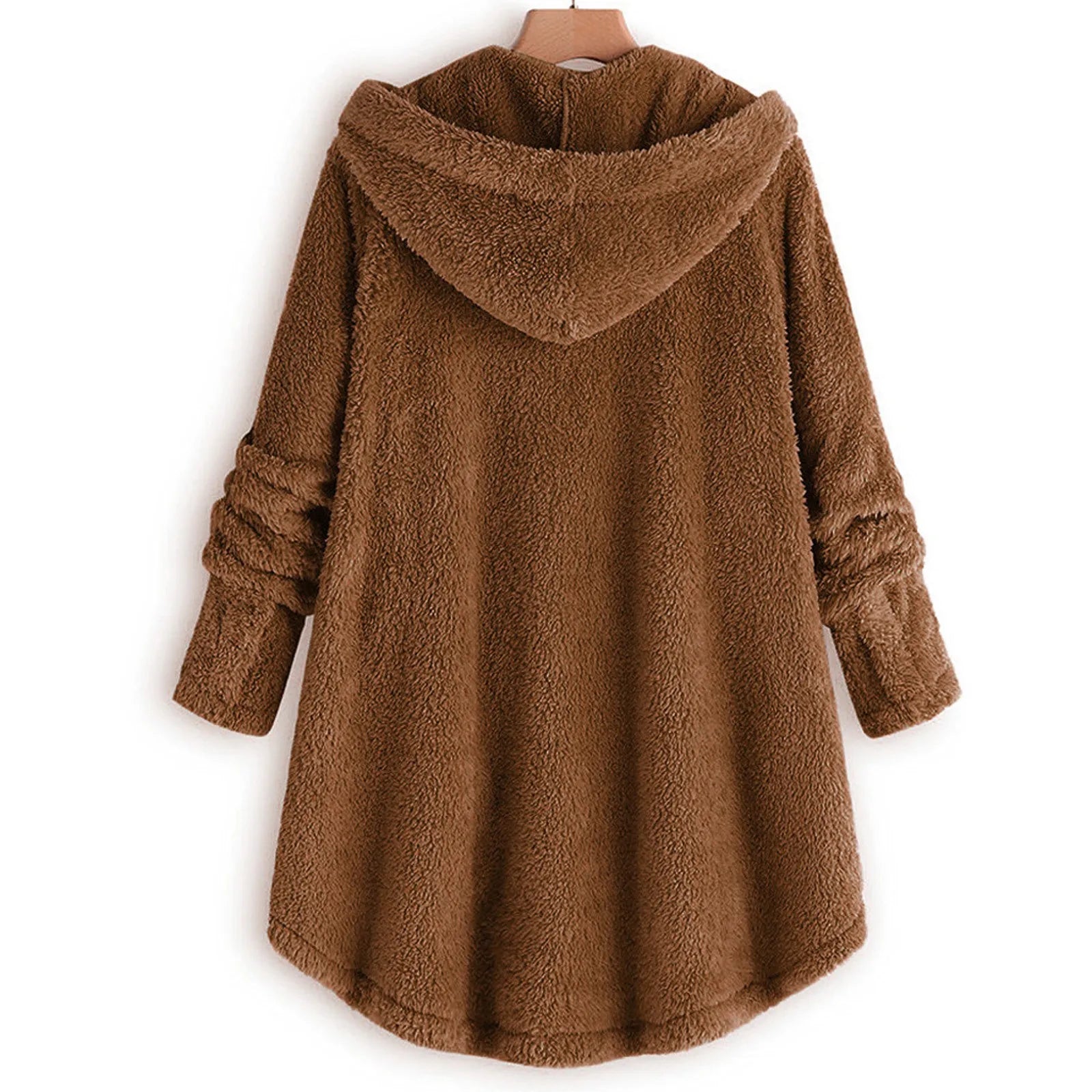 Plush Wool Blend Winter Coat