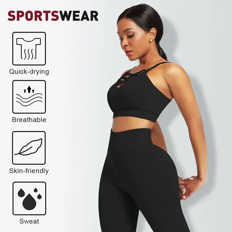Ensemble Female 3 Pieces Yoga Set Gym Workout Clothes for Women Sport Long Sleeve Hoodie Sweater Active Wear Sport Set Tracksuit