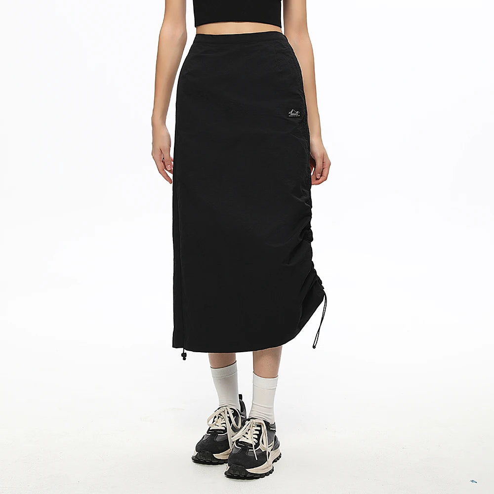 OhSunny Anti-UV Cargo Long Skirt with Adjustable Hem