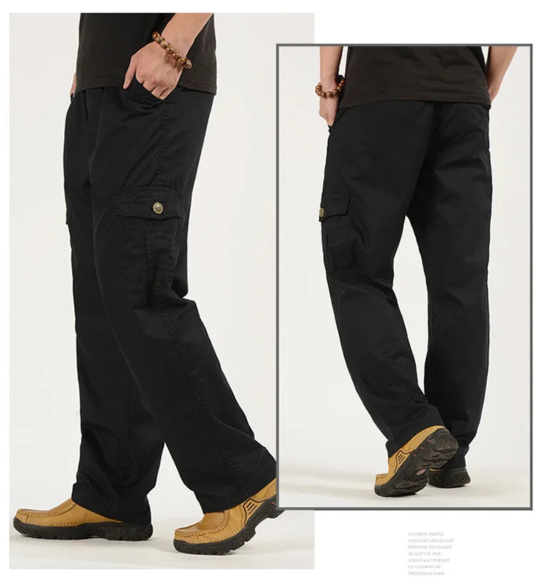 Multi Pocket Casual Cotton Overalls