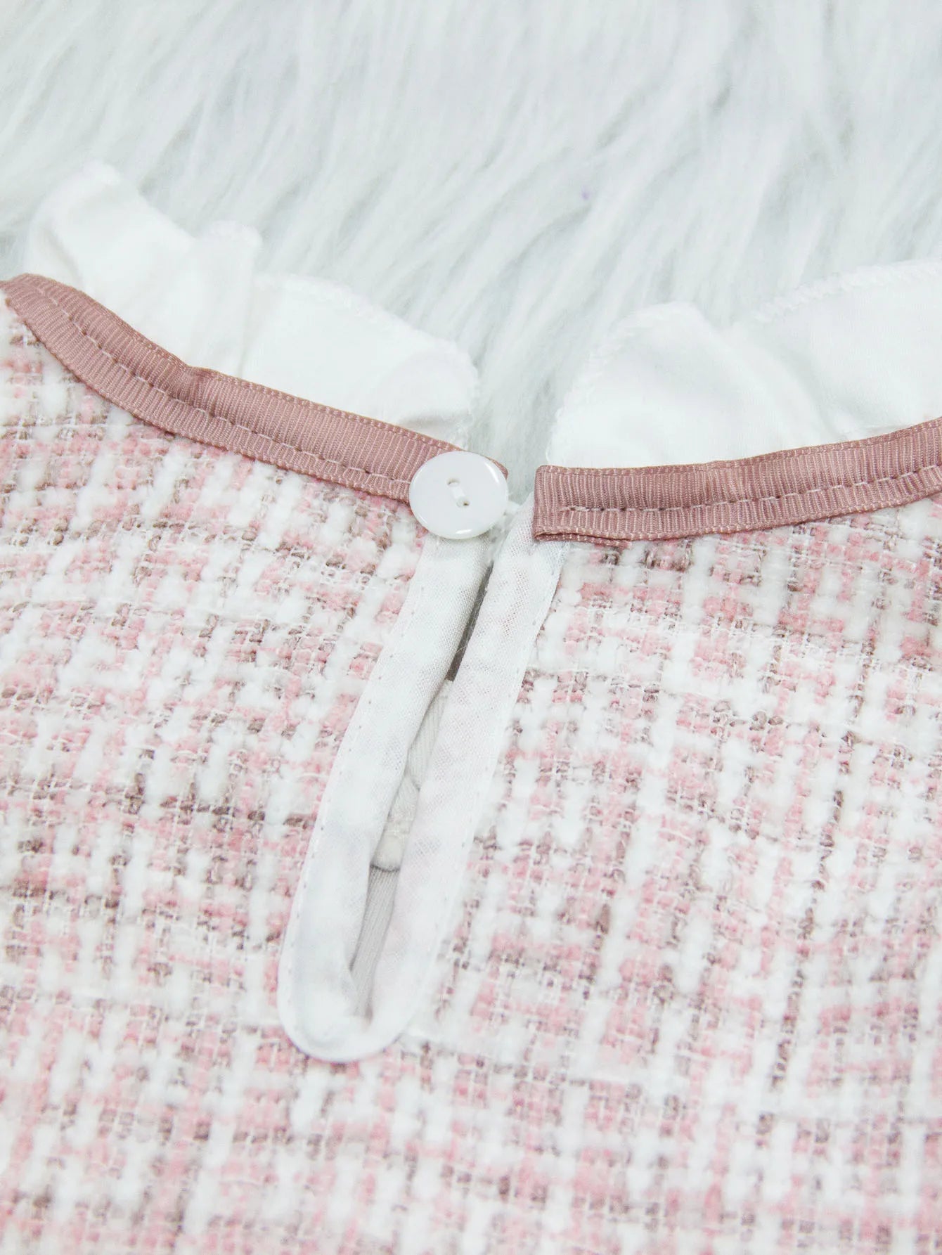 Cute Bow Plaid Baby Dress