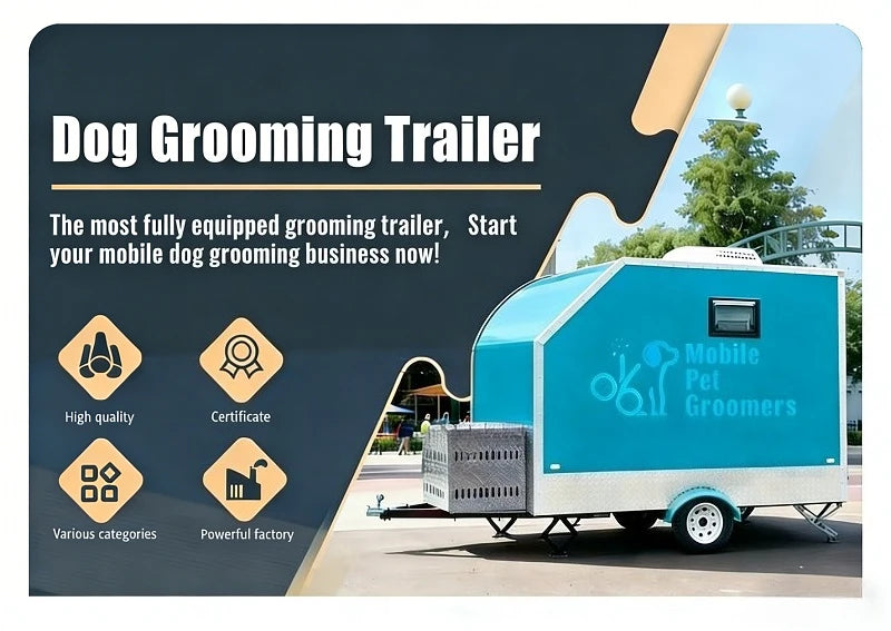 Fully Equipped Mobile Grooming Trailer