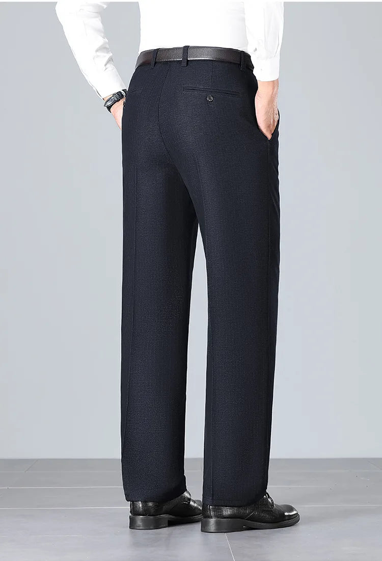 Double Pleated Smart Casual Trousers