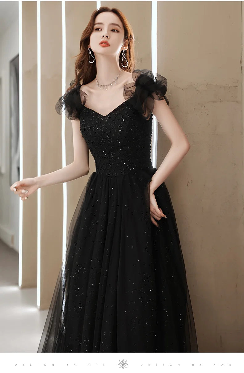 Elegant Backless Evening Prom Dress