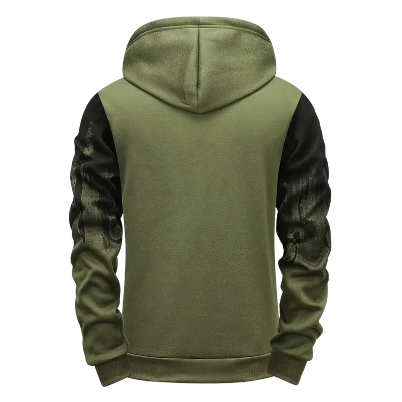 Men's Hoodie High Quality Hooded Long Sleeve Ink-splashed Sweatshirt Autumn Winter Daily Casual Sporty Jogging Fashion Outwear