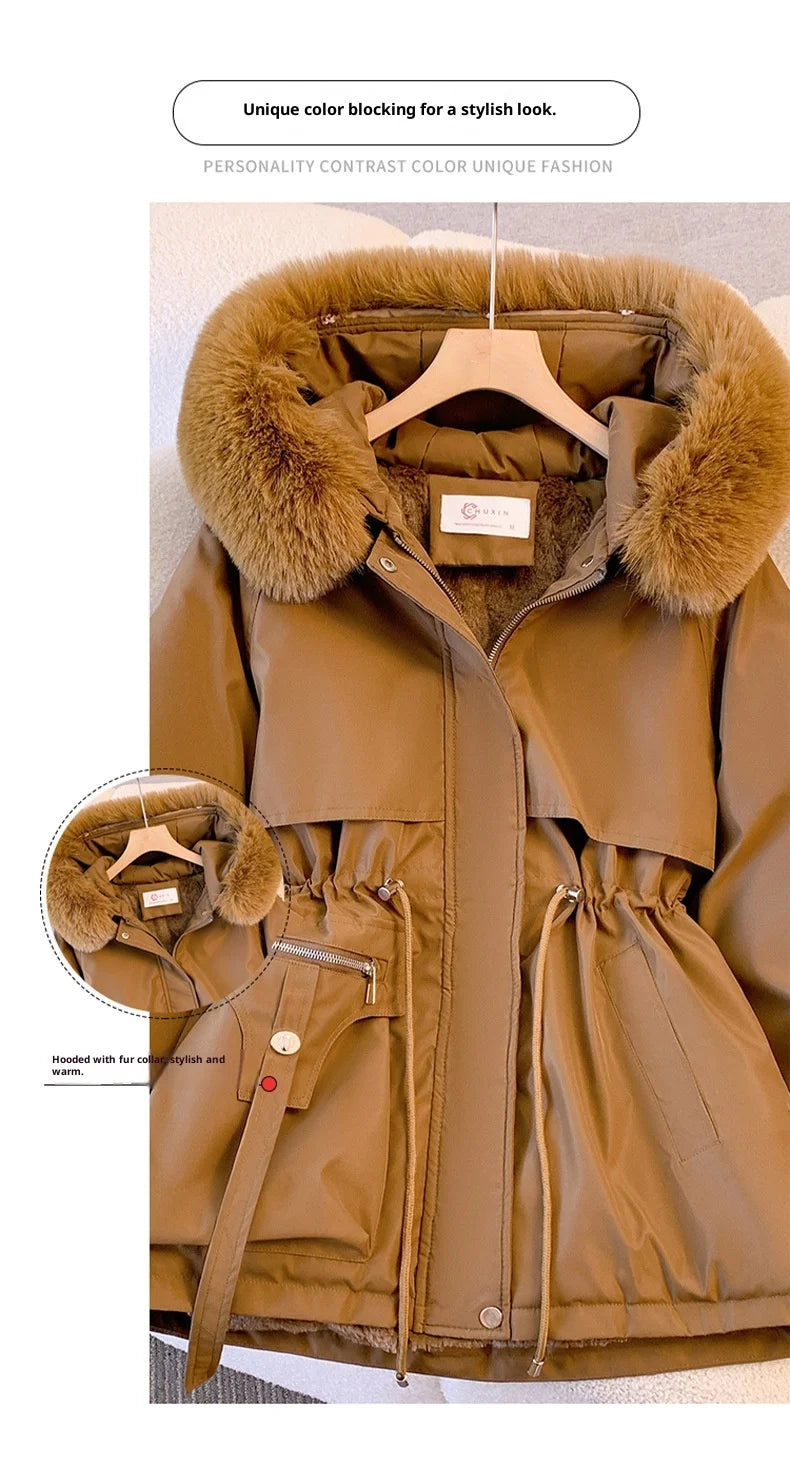 Fleece Lined Hooded Winter Puffer