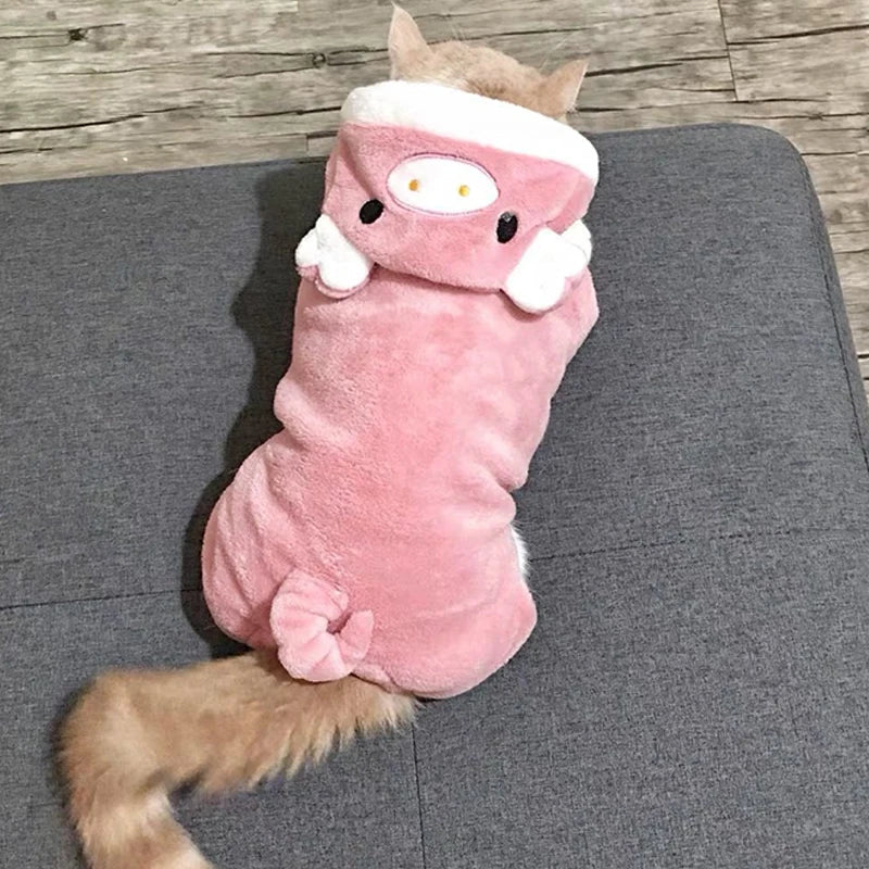 Soft Warm Fleece Dog Jumpsuit