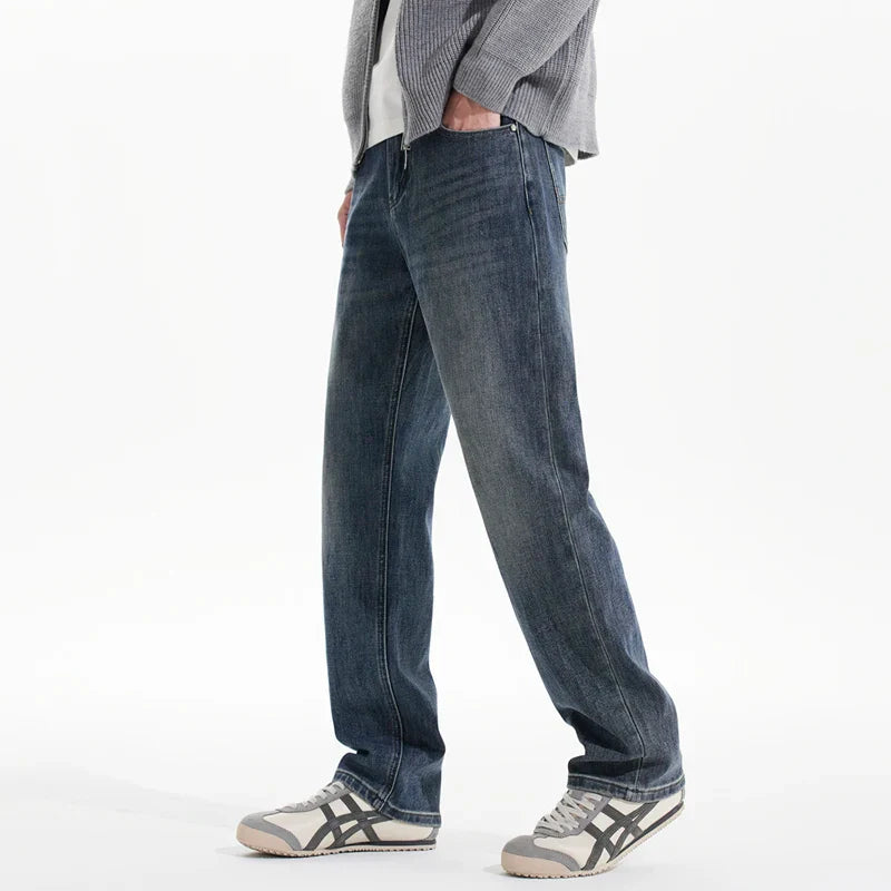 Fashion Casual Straight Jeans Autumn