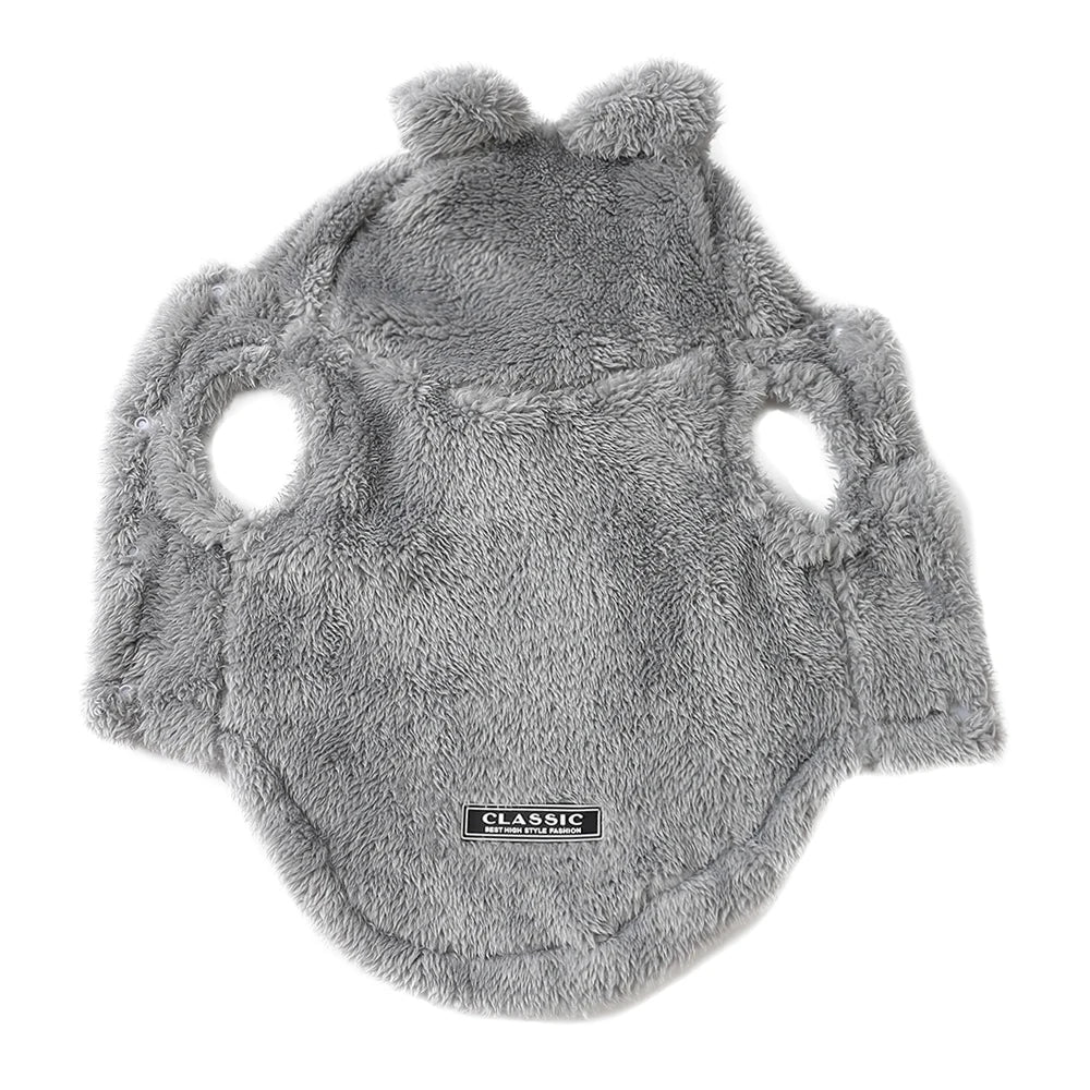 Cozy Fleece Pet Hoodie Coat