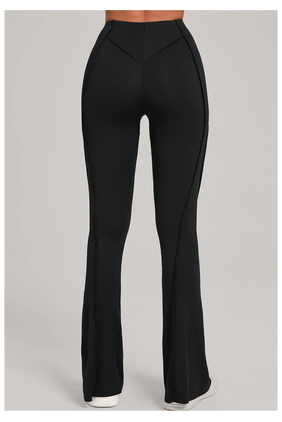 Gym Workout Women's Wide-Leg Tight-Fitting Hip-Lifting Yoga Flared Pants Dance High-Waist Flared Casual Outdoors Sports Trousers