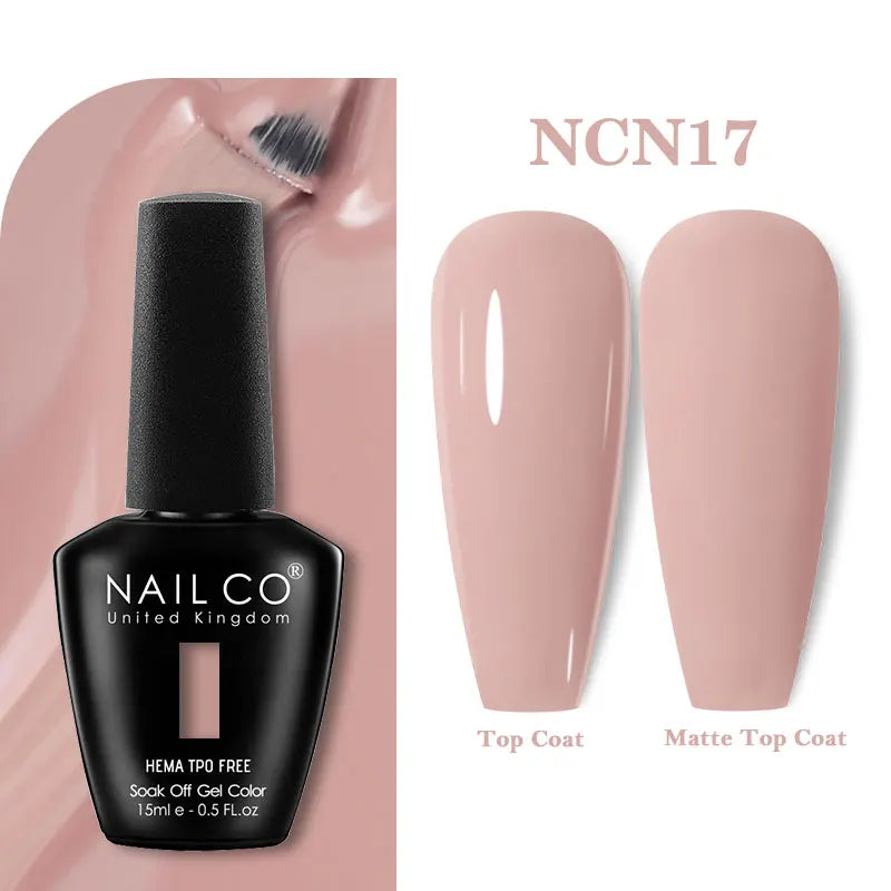 NAILCO 333 Colors Gel Nail Polish Semi Permanent Varnishes Nails Art Design Hybrid Soak Off Top Base Coat UV Gel Manicure 15ml