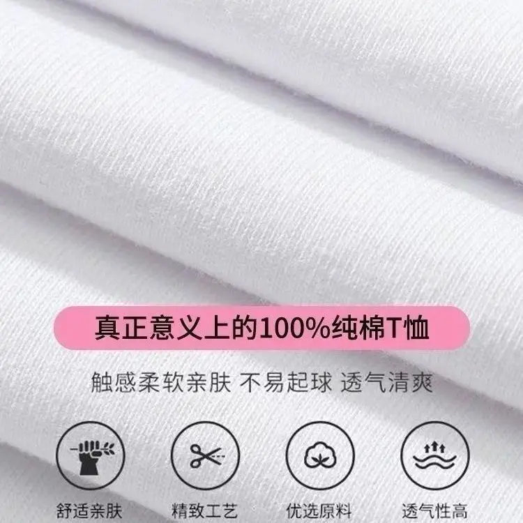 Women T-Shirts Loose Streetwear Unisex Fun Dog Printing Short Sleeve Cotton Girl Tees Female Top Summer 2026