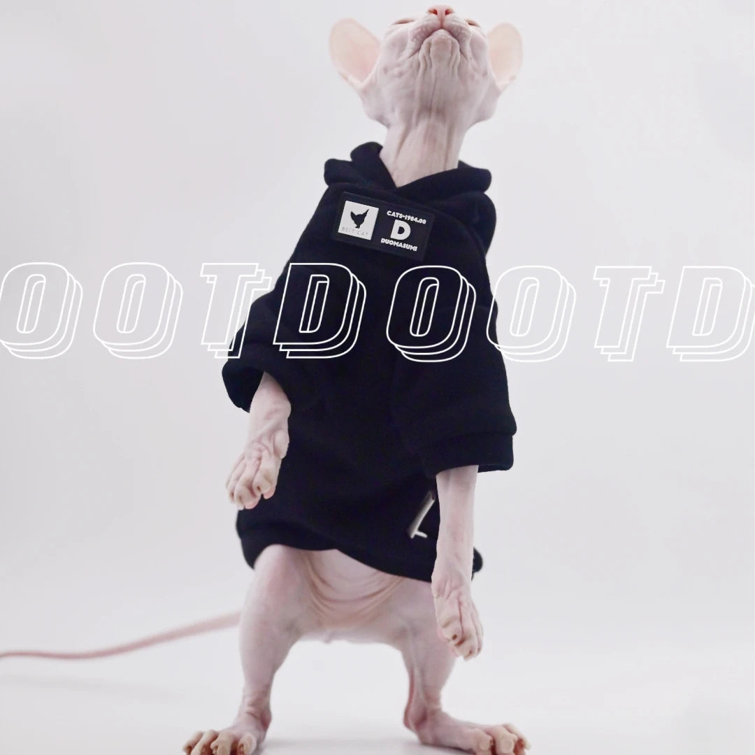 Hairless Cat Fashion Pullover Hoodie