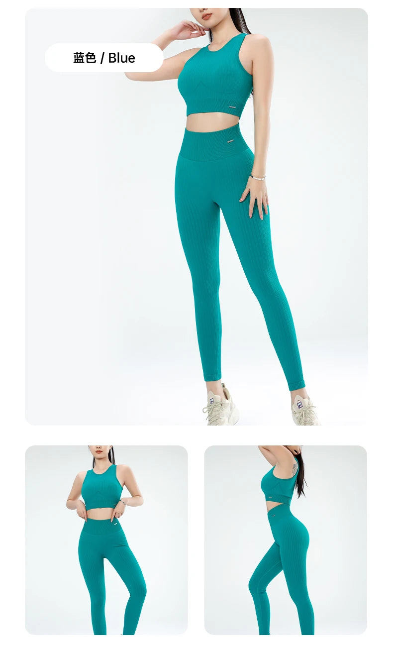 Women Yoga Set Buttery Soft Workout Clothing Gym Wear High Waist Leggings Crop Sports Bra 2 Piece Fitness Sports Suits
