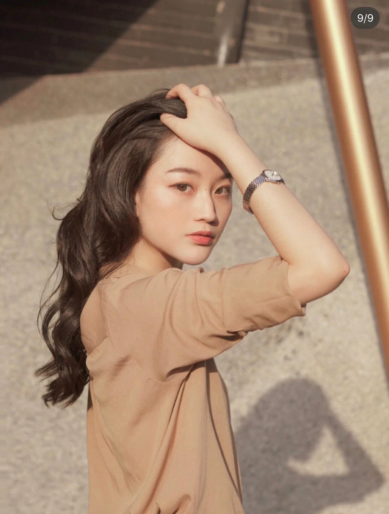 Women Real Silk Shirts Classic Double Pockets Solid Color Casual Fashion Long Sleeve Thin Shirt Blouses Tees