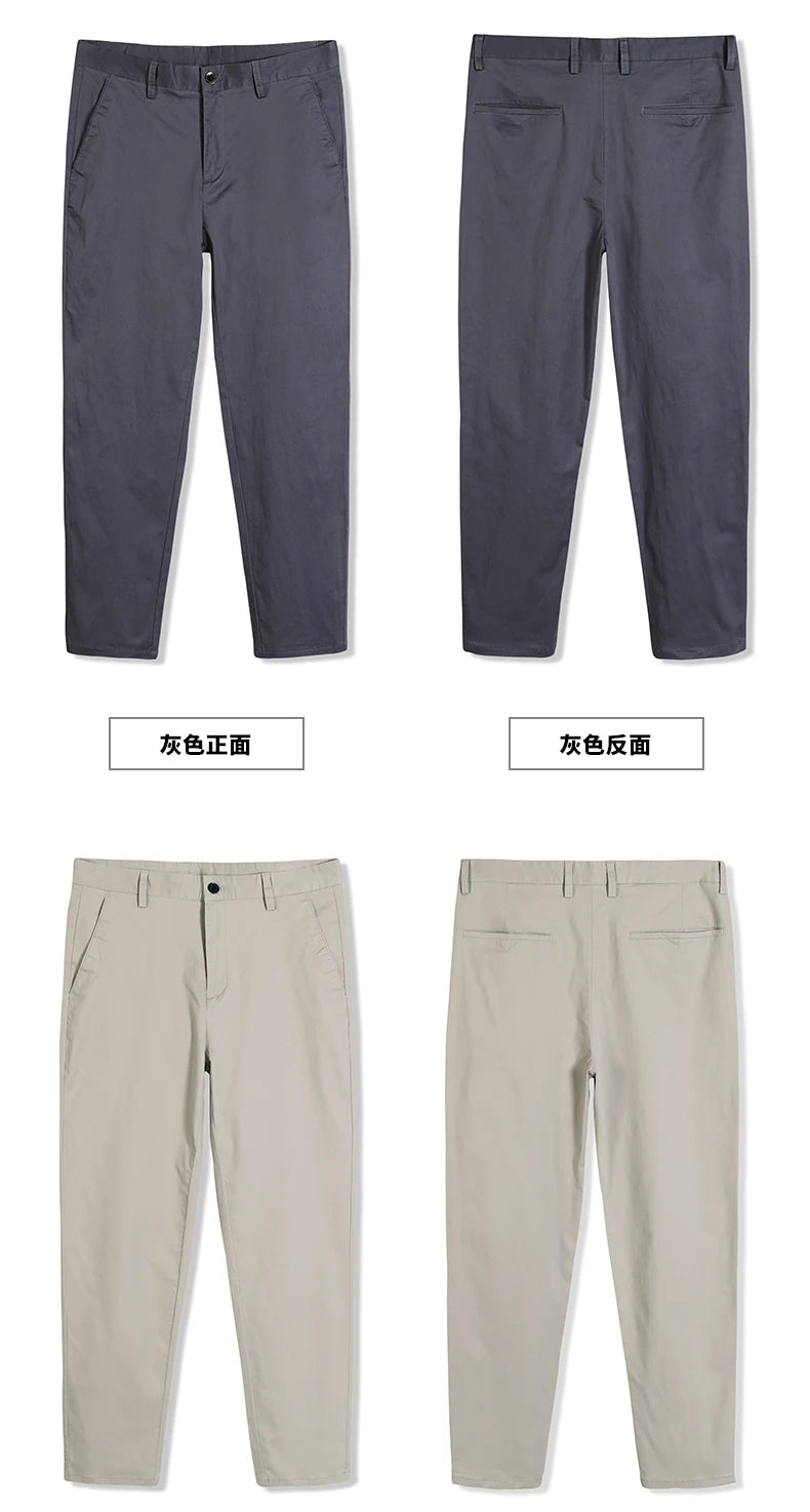 Everyday Stretch Straight Cotton Pants